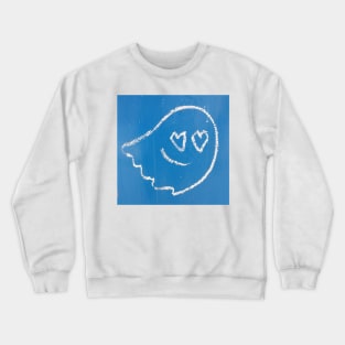 Graffiti Ghost w/ Heart Eyes Crewneck Sweatshirt